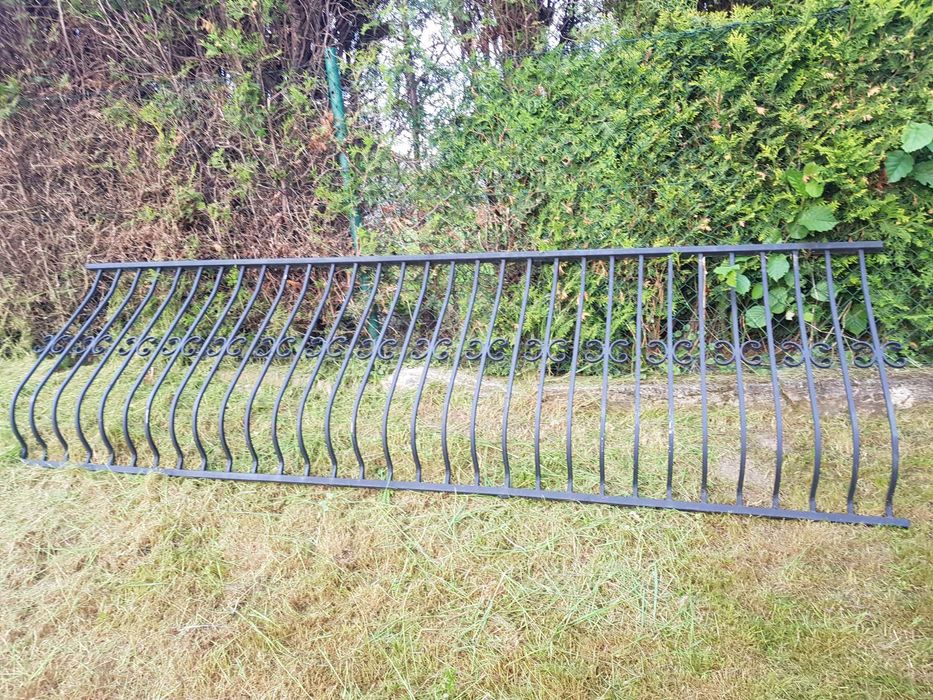 Balustrada cynkowana ogniowo malowana proszkowo z demontażu