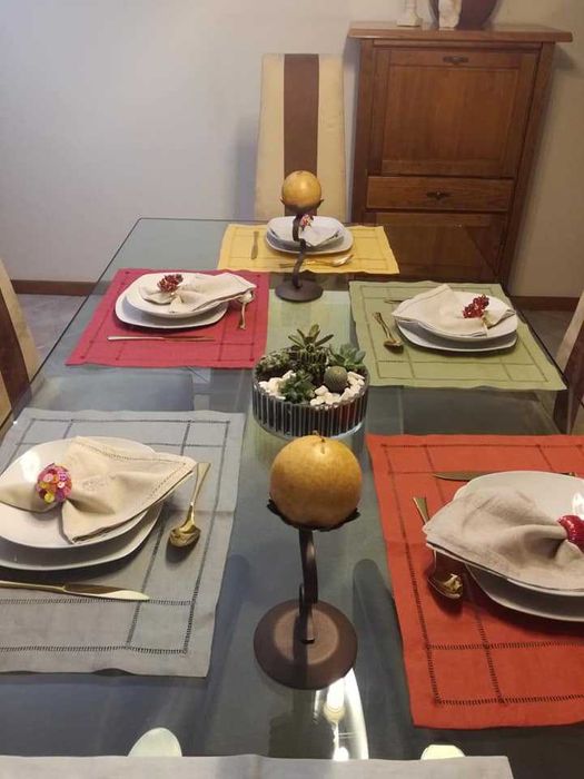 Elegante Serviço Quadrado em Fina Porcelana Branca 19 peças *NOVO*