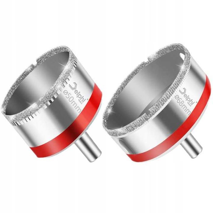 Otwornica diamentowa do gresu płytek zestaw 10 szt. 6–68 mm NOWA