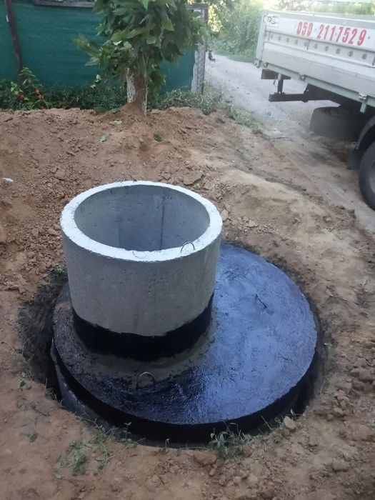 Бассейн для питьевой воды, земляные работы, копка траншей, септик