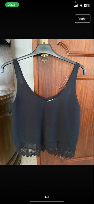 Top preto Primark XS Ovar, São João, Arada E São Vicente De Pereira Jusã •  OLX Portugal