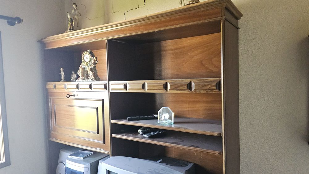 Conjunto de Sala: Móvel Estante Grande + Sofás