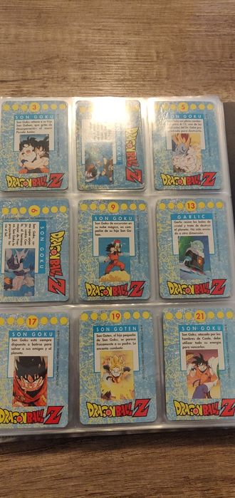 Cartas dragon ball Z serie 1 - azul