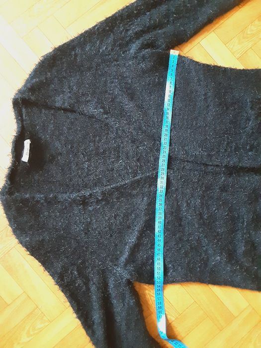 Sweter kardigan damski czarny Uniwersalny