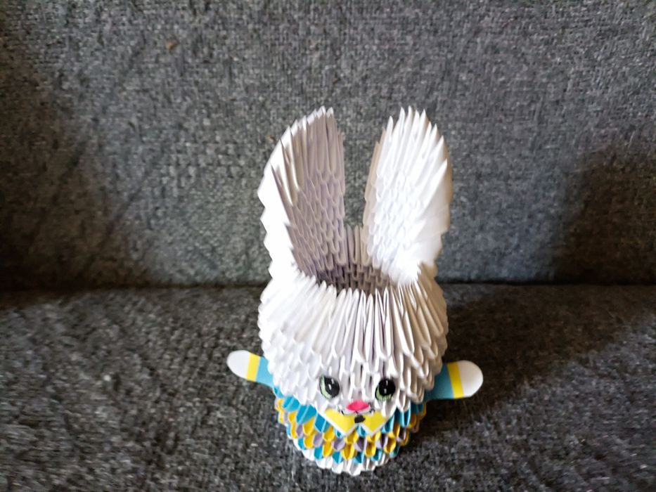 Królik Origami Modułowe 3D
