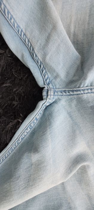 Spodnie H&M 40 błekitne wysoki stan