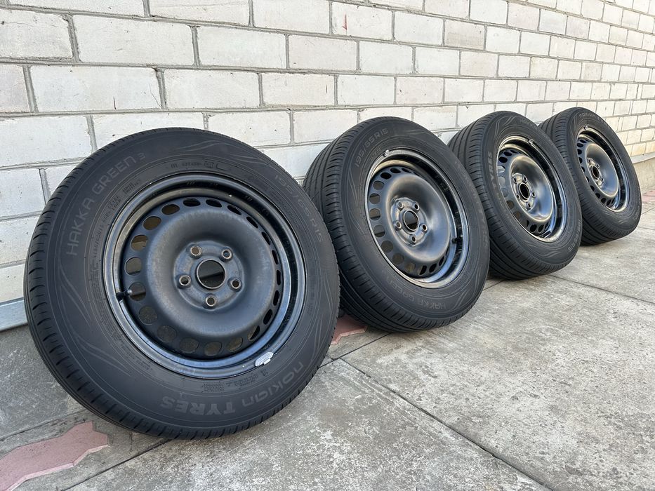 Диски c резиной 5/112 R15-195/65 R15. Летняя комплект.