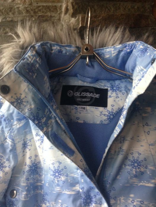 Зимний термокостюм GLISSADE девочке р 116 идеальное состояние