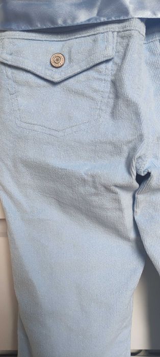 Śliczne brokatowe spodnie  f. Gap  6 lat