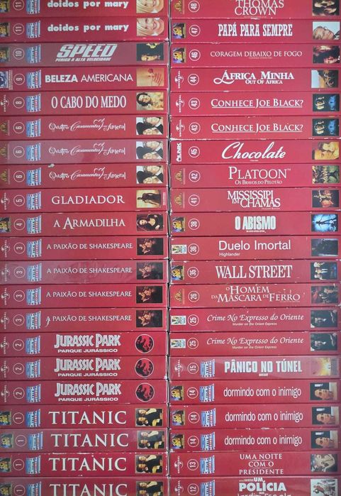 Lote Vhs 1. - Ver lista Abaixo - PROMOÇÂO 1 €