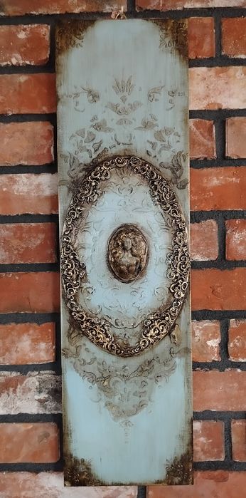 Rezerwacja -Obraz,panel dekoracyjny na 100 letniej desce