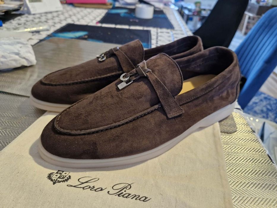 mokasyny Loro Piana Summer Walk Charms