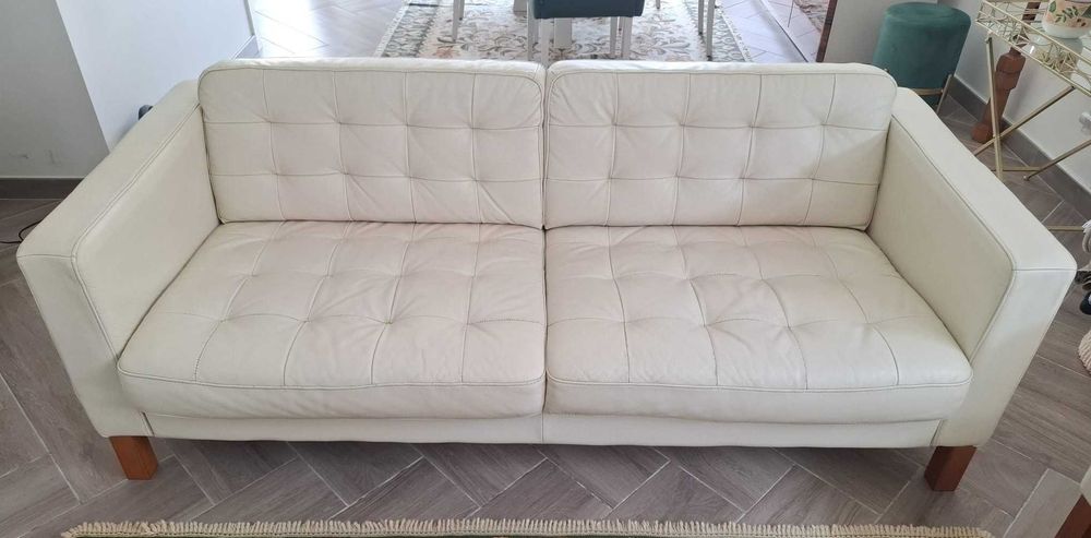 Sofa IKEA em pele branco