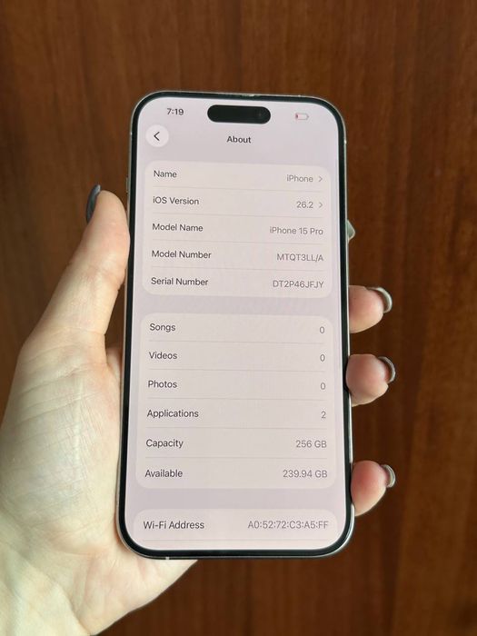 Iphone 15pro.