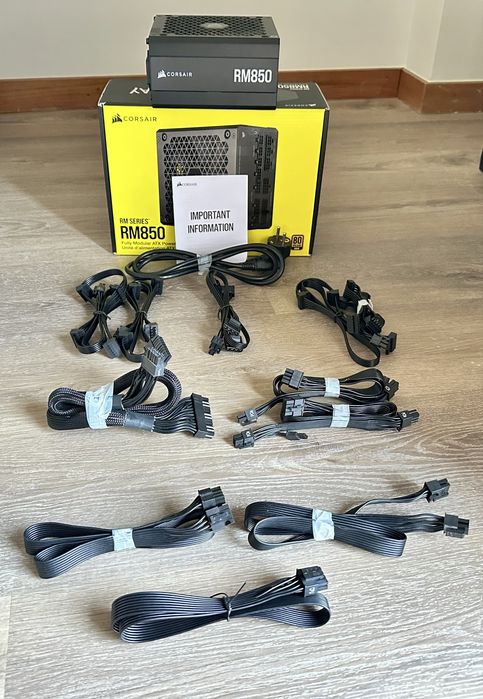 Pack Corsair Gaming: Caixa 4000D Airflow + Fonte RM850 Gold + Water Cooler H150i XT (Com Hub)