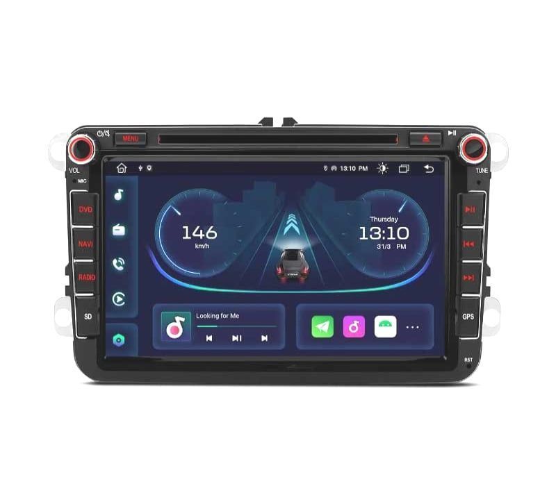AUTO RADIO GPS ANDROID 14 PARA VOLKSWAGEN VW GOLF POLO PASSAT CADDY TOURAN USB GPS TACTIL HD