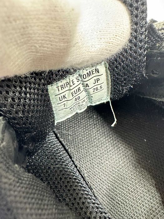 Oryginalne Buty Balenciaga Triple S Czarno-żółte