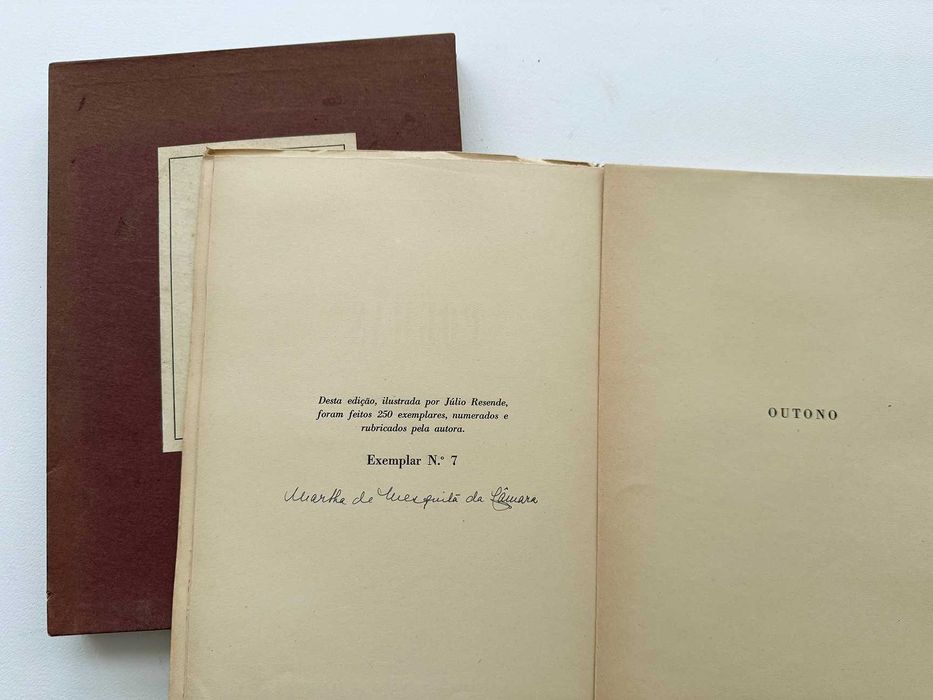 1952, Martha de Mesquita da Câmara, Poemas. (C/ caixa).