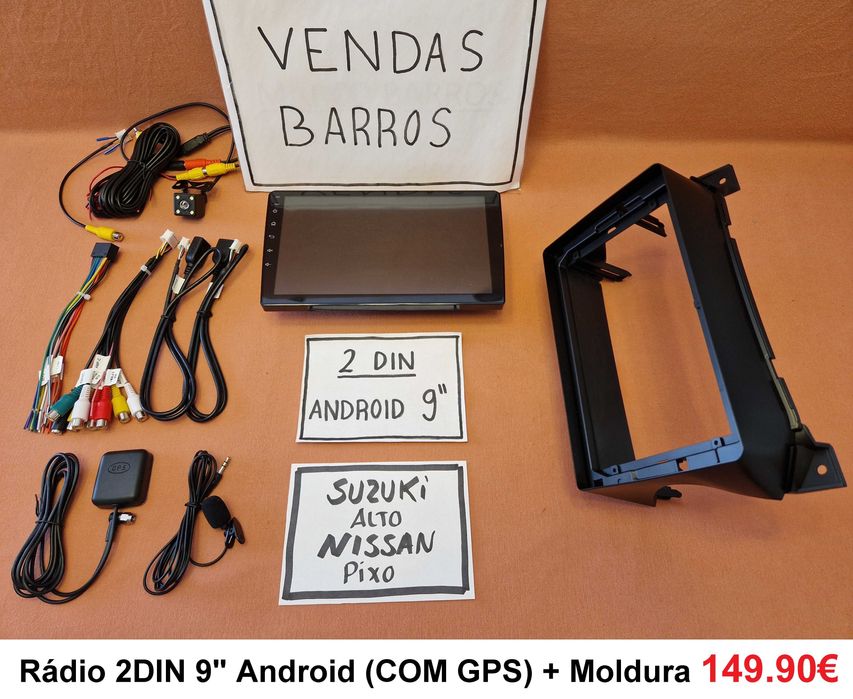 (NOVO) Rádio 2DIN • Suzuki ALTO / SX4 / SPLASH • Android [4+64GB]