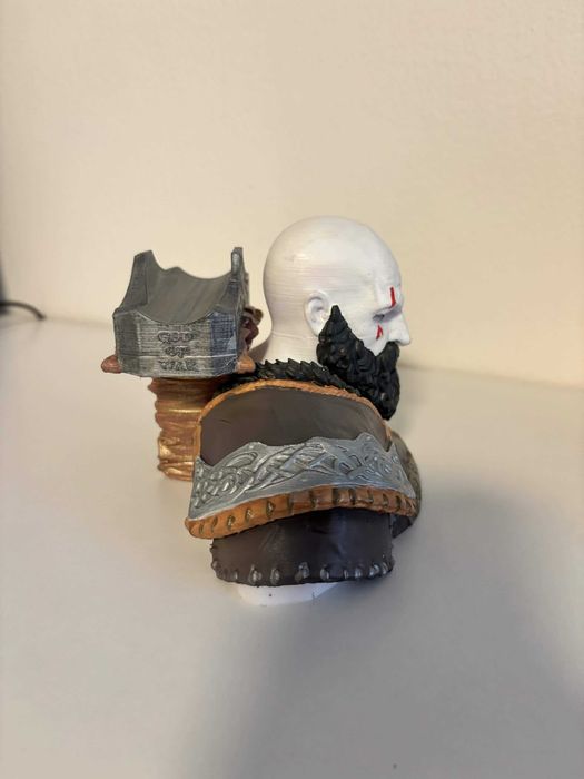 Busto Kratos (God of War) - Suporte de Comando