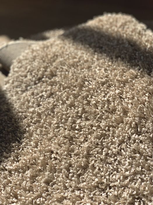 Килим ворсистий ковер ворсовий лапша беж