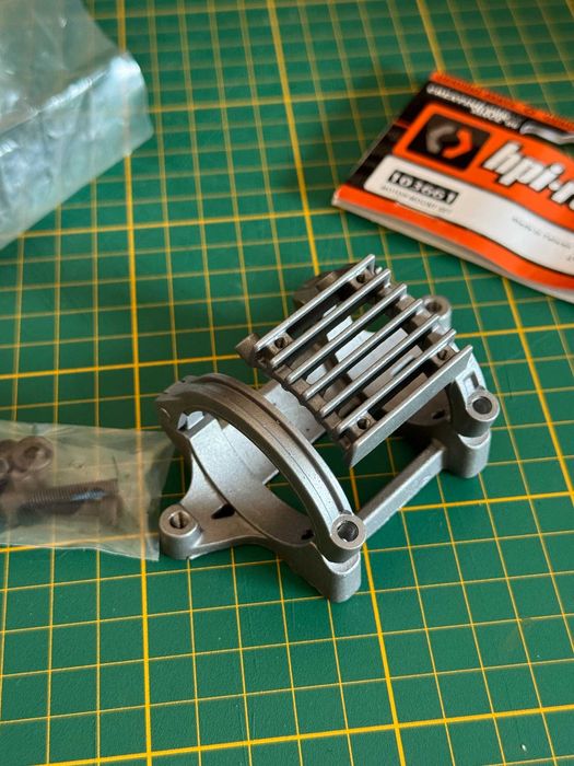 HPI racing electric motor mount 1/8 scale vorza flux
