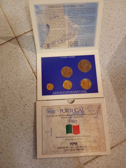 Série Anual BNC Escudo - Coleção de Moedas Não-Circuladas 86