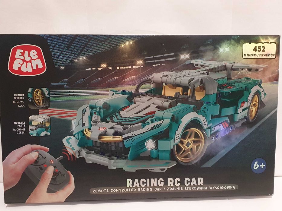 Auto sterowane pilot z klocków 452el. RC CAR wyścigowe Technic nowe