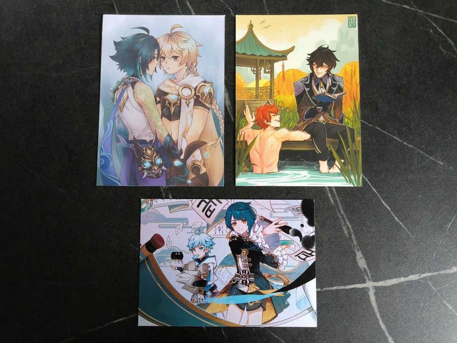 Pocztówki Genshin Impact