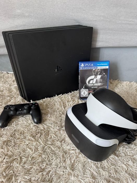 Konsola PS4 + okulary PSVR V2, Gran Turismo Sport MEGA ZABAWA