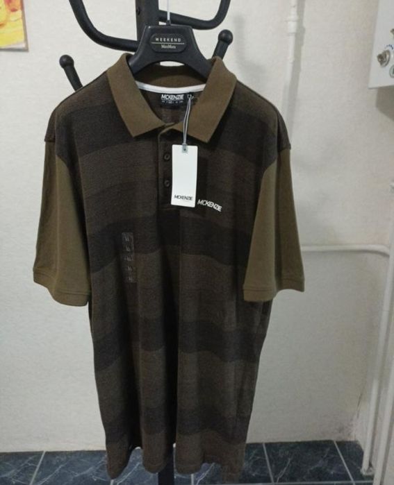 Футболка поло мілітарі хакі McKenzie