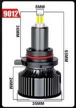 Conjunto de 2 Lâmpadas LED 9012 HIR2