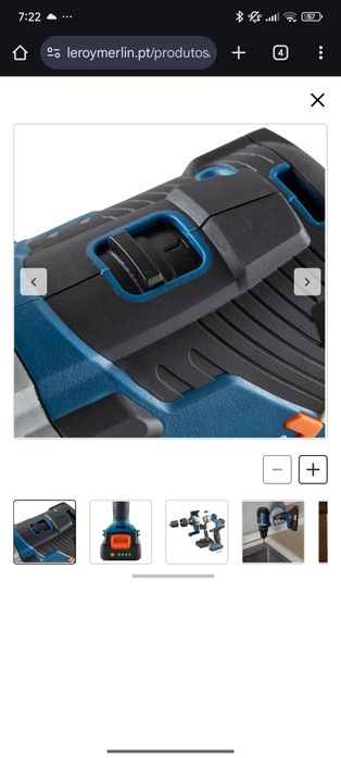 Berbequim Dexter percutor sem fio brushless 20 V com 2 baterias