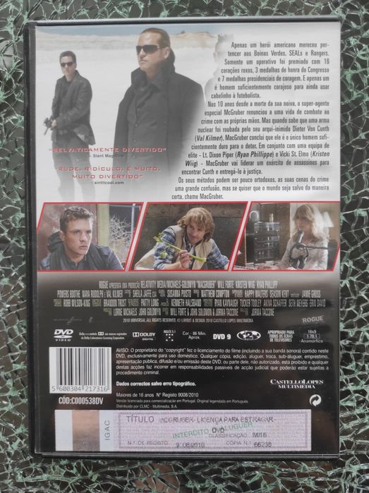 DVD Macgruber -licenca para estragar