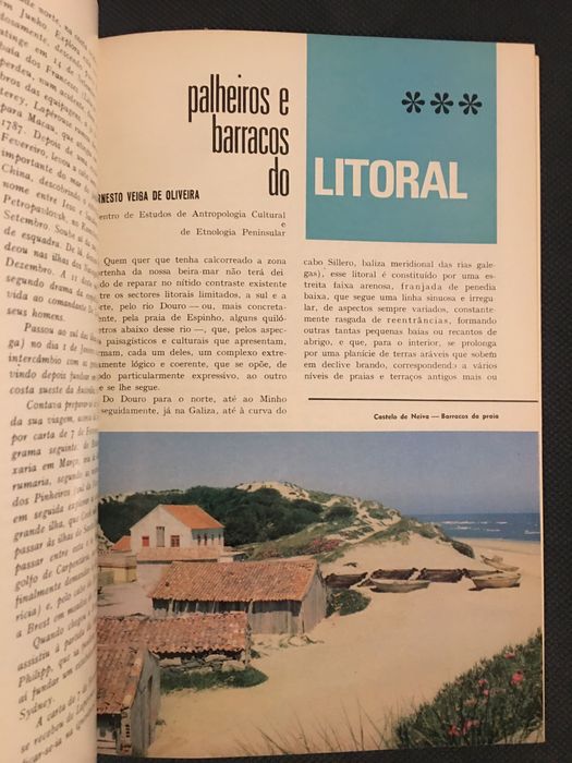 Geographica. Veiga de oliveira. Palheiros e Barracos-Romaria