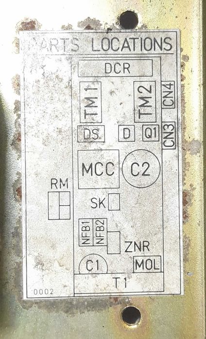 Fanuc A06B-6047-H002 Unidade de Controlo de Velocidade