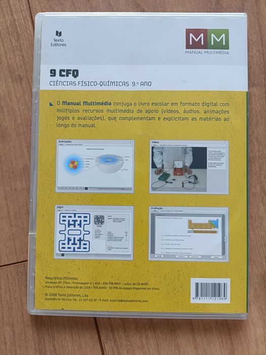 2 Manuais Multimedia: geografia e Ciências Físico Química (9°ano)