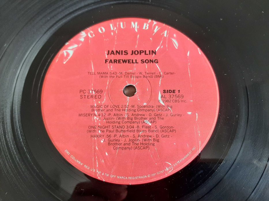 Janis Joplin - Farewell Song - USA - Vinil LP (In Shrink)