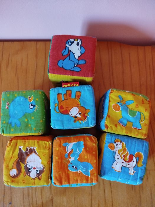 тварини м'які кубики ферма Масік