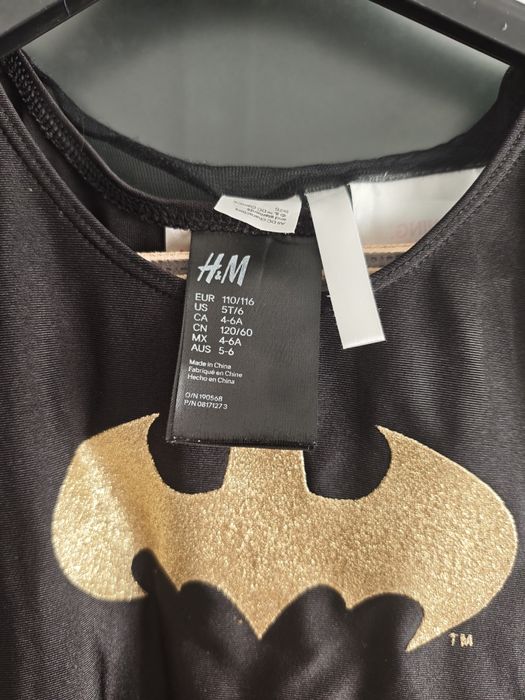 Strój małej batmanki