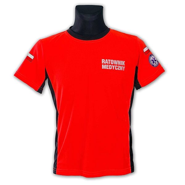 Koszulka ratownicza PRM-23 FLUO męska odblaskowa termoaktywna MESH (XX