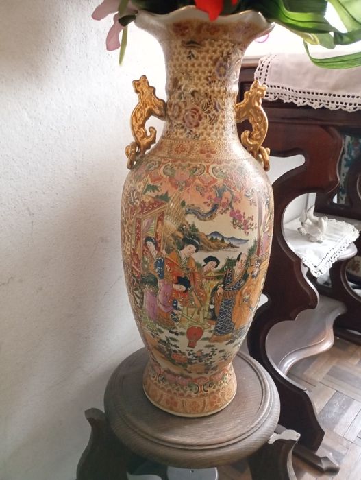 Vaso/Jarrão chinês em porcelana