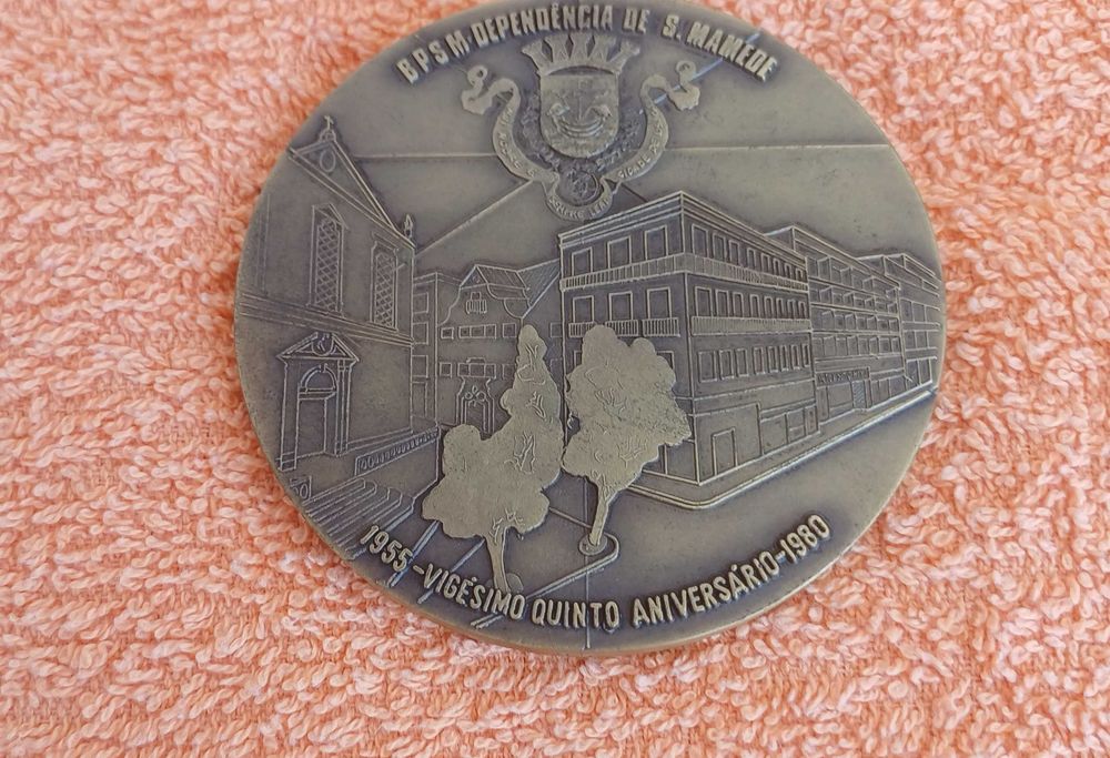 Medalha Bronze Pinto & Sotto Mayor – S. Mamede 1955-1980 – RARA