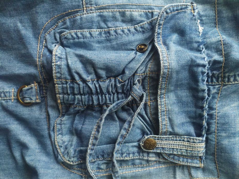 Świetne krótkie spodenki jeansowe dżinsowe M 40