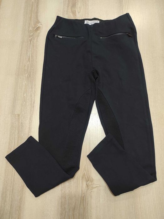 Школьные брюки лосины Zara, плотные штаны Zara в обтяг, на 13-15 лет