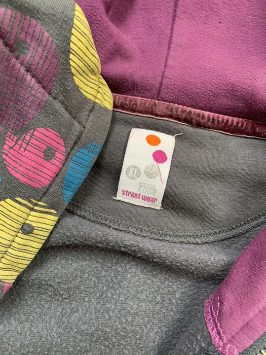 Bluza na zamek w kolorowe wzory