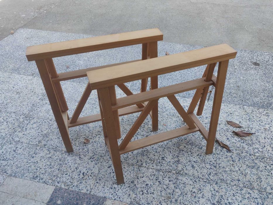 cavaletes de madeira