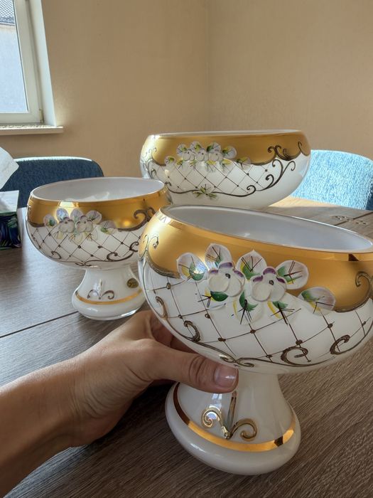 Фруктова ваза и ваза для конфет