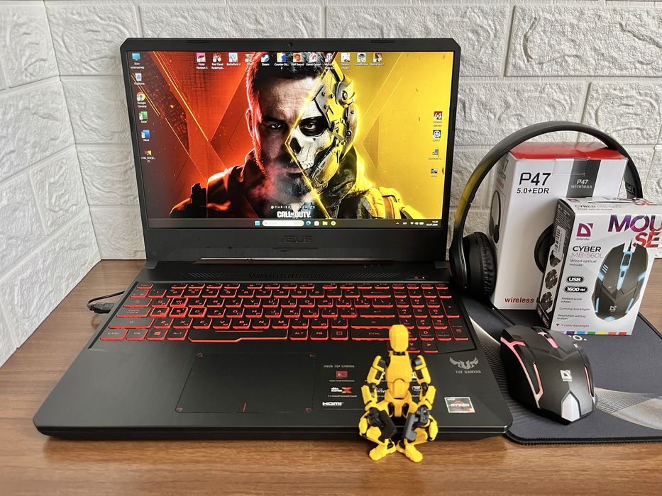 Asus TUF Gaming / 120Гц / Ryzen 5 / RX 560X / 16Gb / SSD+HDD / игры + комплект