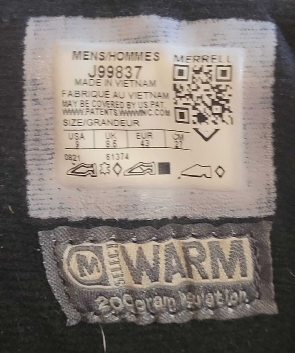 Теплі водозахищені черевики Merrell Thermo Kiruna